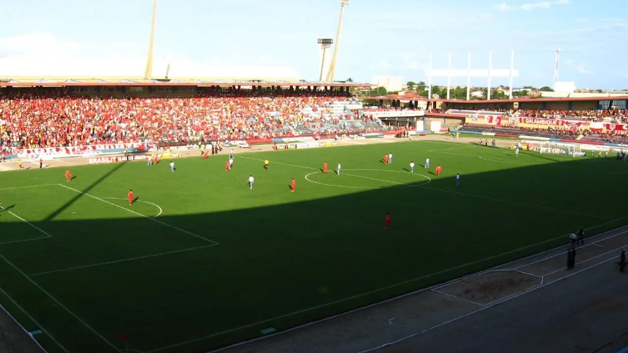 Imagem de arquivo do Estádio Rei Pelé, em Maceió, local do jogo entre CRB e Sport