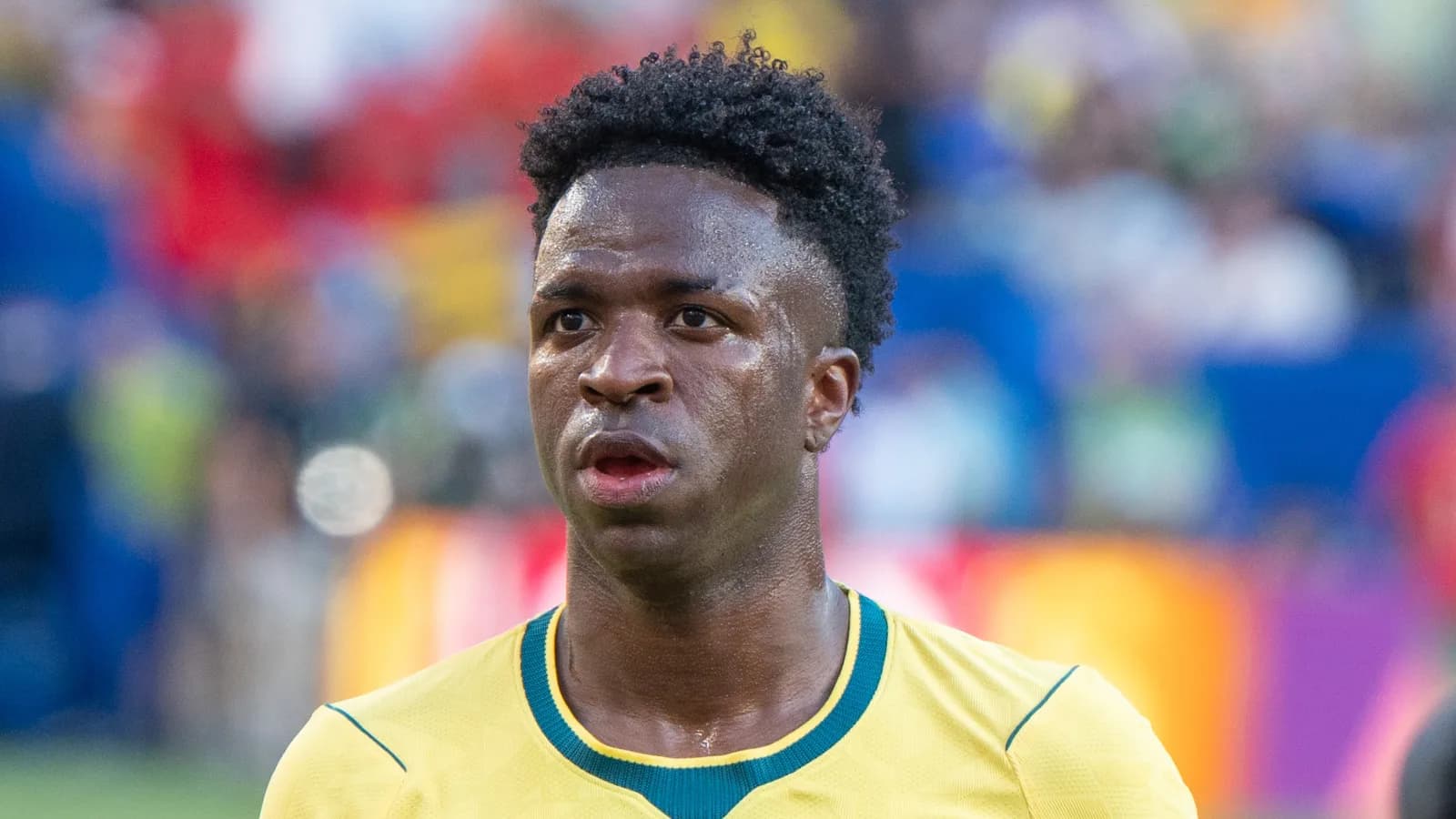 Vinícius Júnior com a camisa da Seleção Brasileira na Copa do Mundo de 2026 (foto de arquivo)