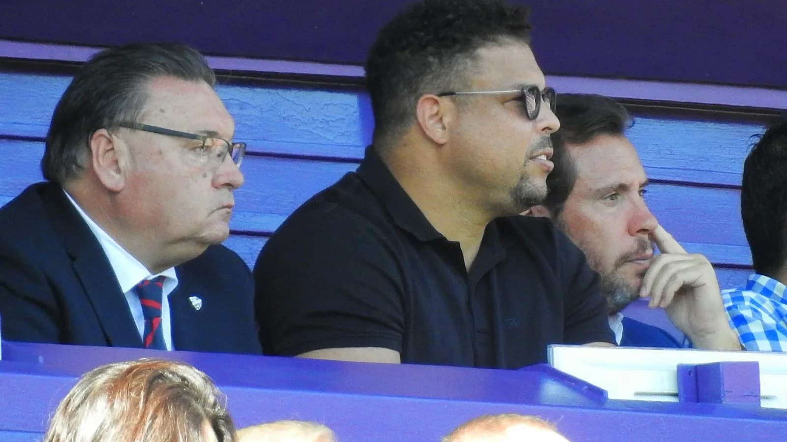 Ronaldo Nazário em arquibancada de estádio, foto de arquivo