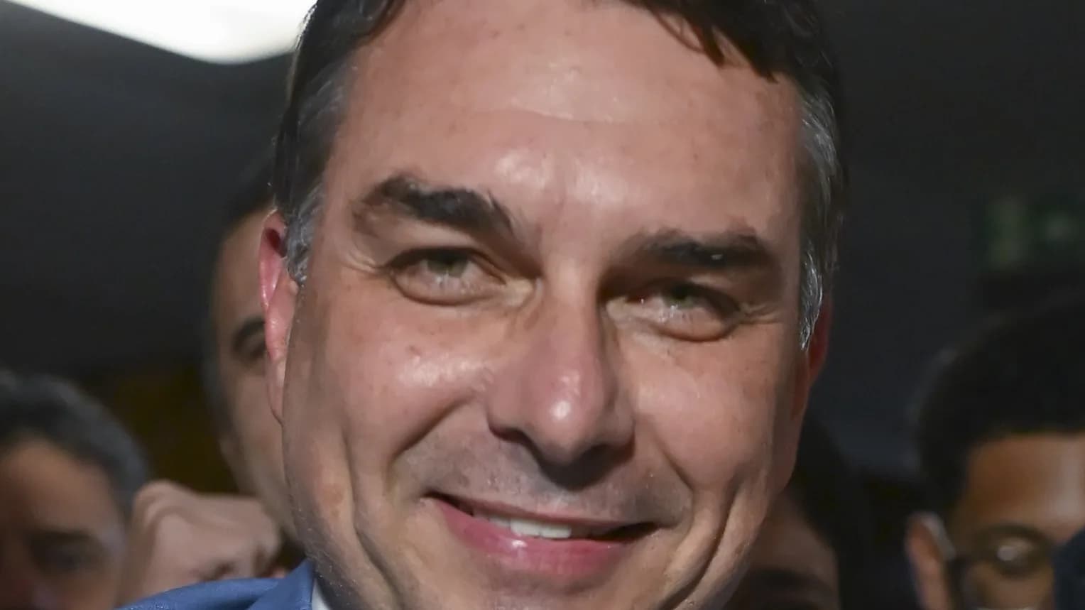 Retrato do senador Flávio Bolsonaro, candidato à Presidência em 2026